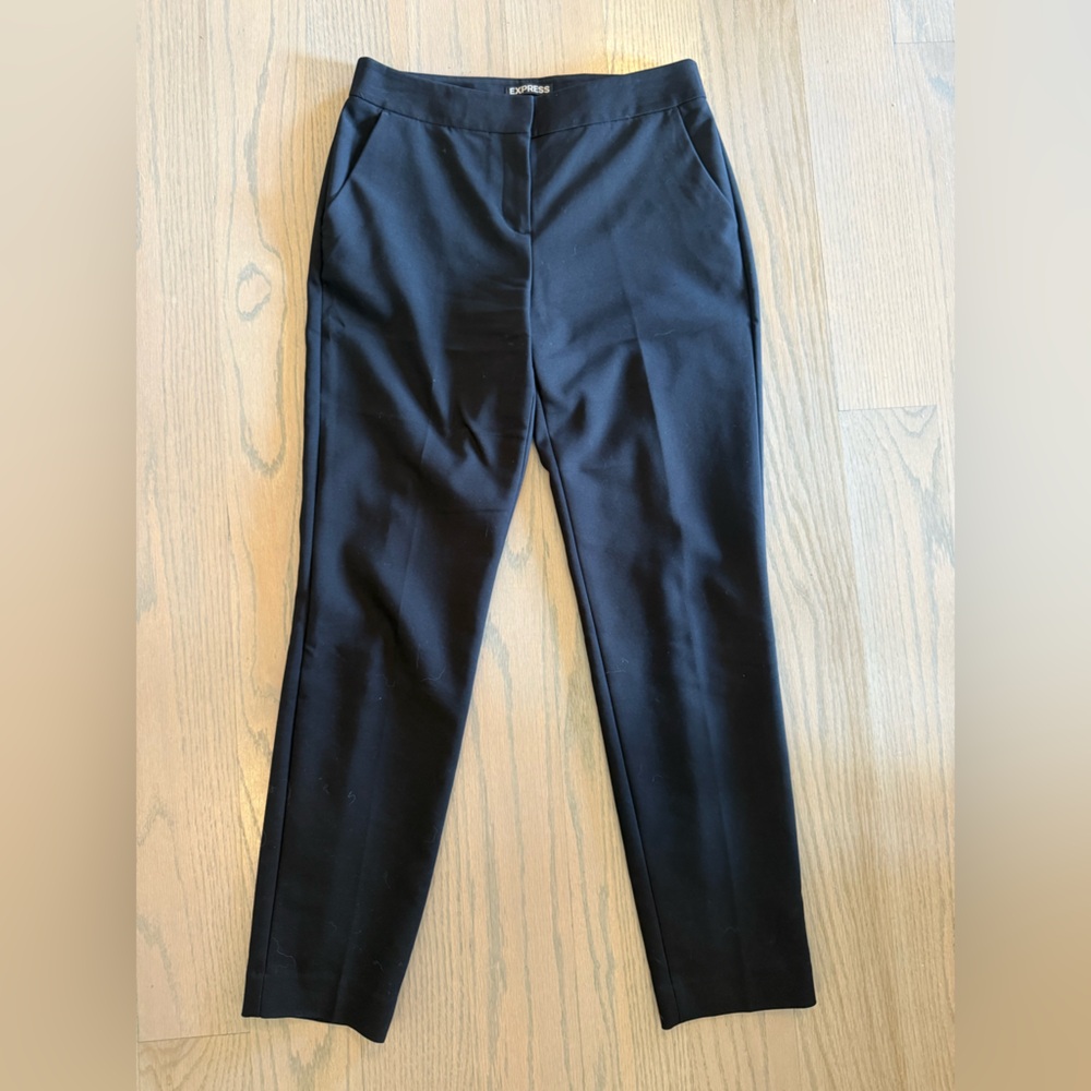 Express Black Columnist Trousers